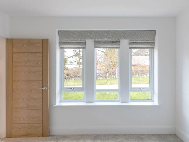 uPVC window inside