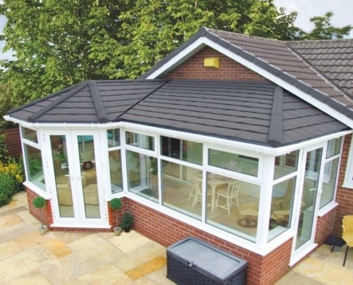 composite-doors-in-Crawley tiled conservatory roof in Crawley by Faron Home Improvements
